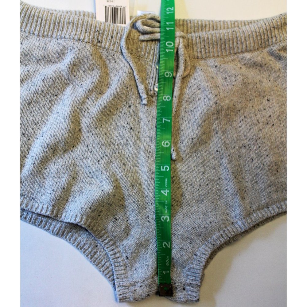 NWT Eberjey Paula Drawstring Shorts Speckled Grey S/M - Picture 5 of 8